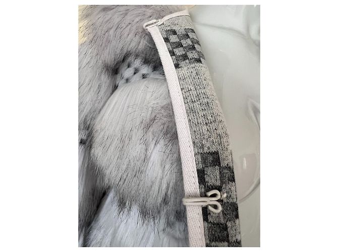 Abrigo Guess de piel sintética blanco - vista 6