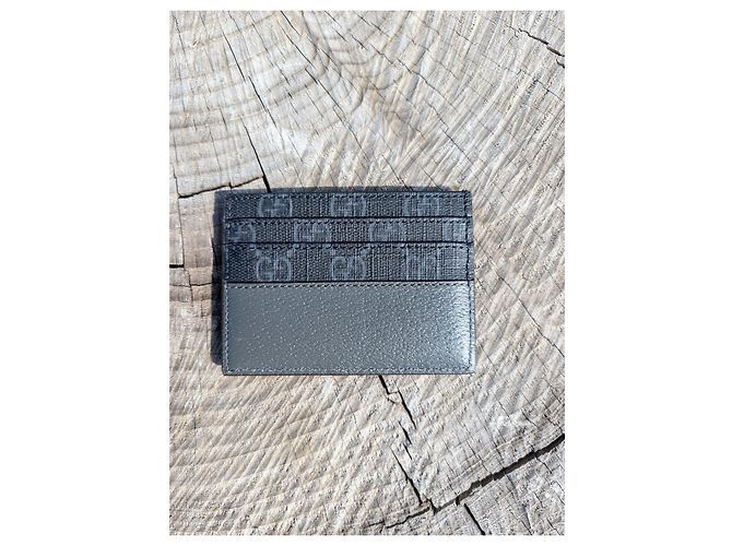 Gucci Cut-Out Card Holder Grey - view 4