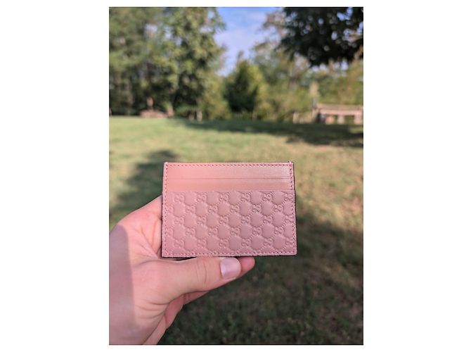 Gucci Microguccissima Kartenhalter Rosa Pink - Ansicht 2