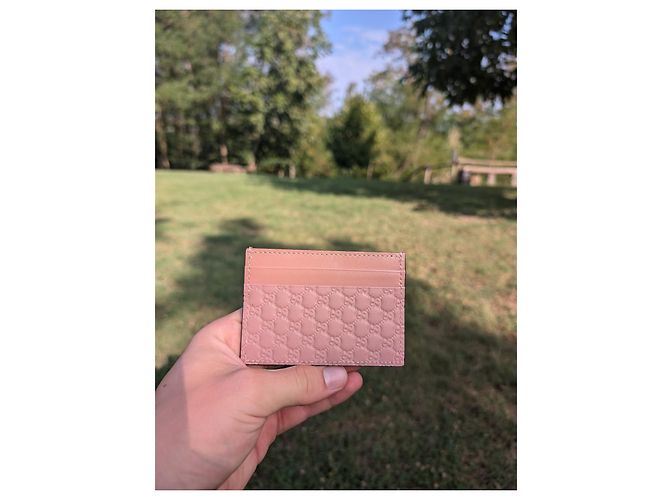 Gucci Microguccissima Kartenhalter Rosa Pink - Ansicht 3