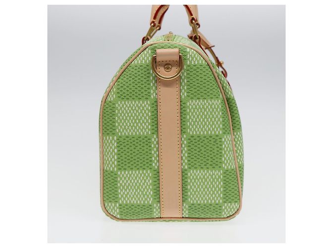 LOUIS VUITTON Damier Golf Keepall Bandouliere 35 Borsa Verde N40671 LV Auth 82933S - vista 4