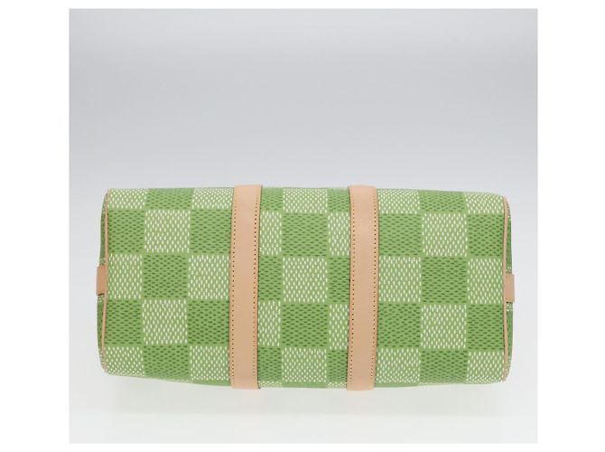 LOUIS VUITTON Damier Golf Keepall Bandouliere 35 Borsa Verde N40671 LV Auth 82933S - vista 5