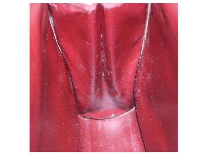 Borsa a spalla CARTIER in pelle rossa e oro Auth 85833 Rosso D'oro - vista 17