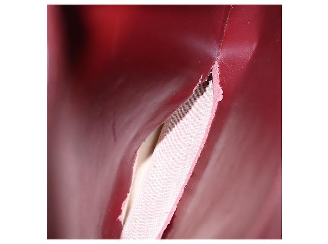 Borsa a spalla CARTIER in pelle rossa e oro Auth 85833 Rosso D'oro - vista 20