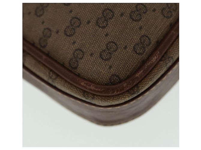 Gucci Borsa a spalla Micro GG Supreme in PVC marrone beige 004 112 0158 Auth th5194 - vista 12