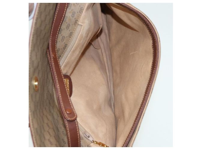 Gucci Borsa a spalla Micro GG Supreme in PVC marrone beige 004 112 0158 Auth th5194 - vista 17