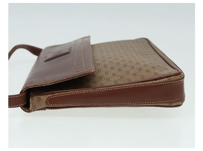 Gucci Borsa a spalla Micro GG Supreme in PVC marrone beige 004 112 0158 Auth th5194 - vista 4