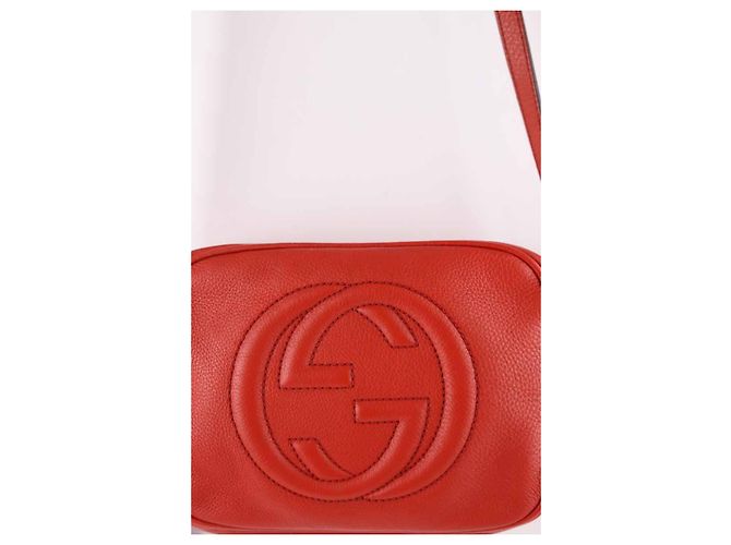 Gucci Borsa a tracolla Soho in pelle rossa Rosso - vista 2