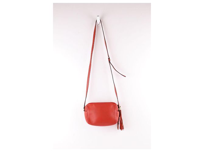 Gucci Borsa a tracolla Soho in pelle rossa Rosso - vista 4