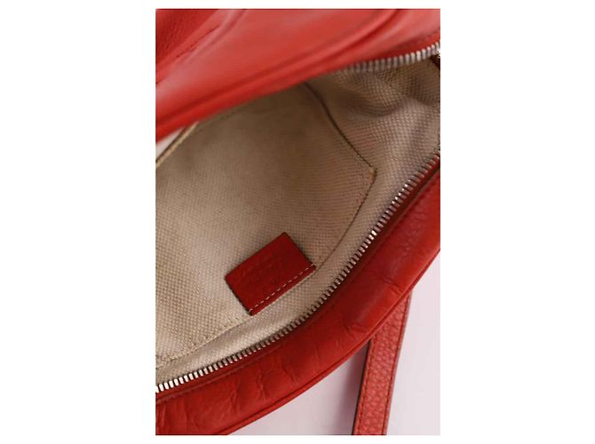 Gucci Borsa a tracolla Soho in pelle rossa Rosso - vista 6
