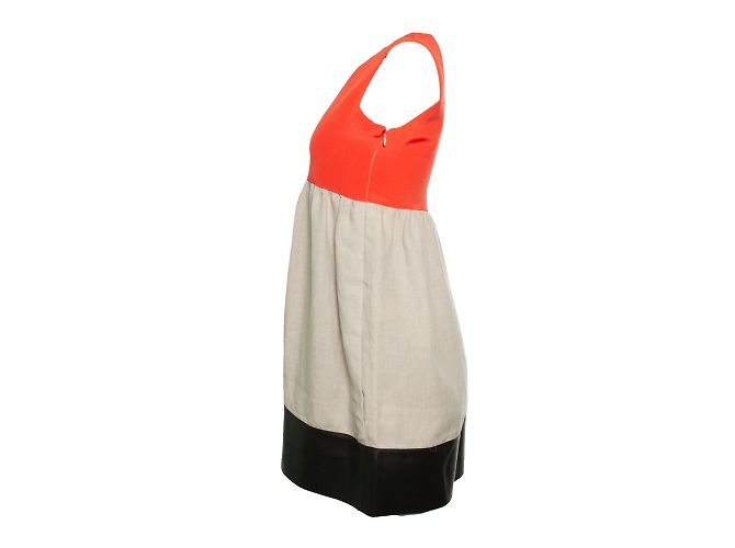 Céline Celine, vestito multicolore Nero Arancione Grigio - vista 2