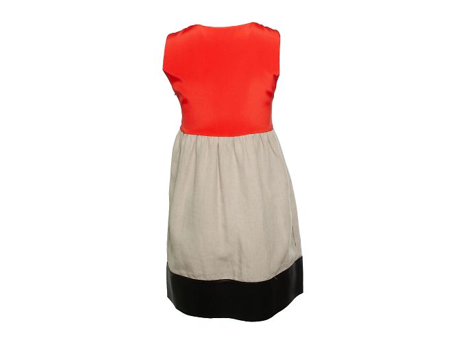 Céline Celine, vestito multicolore Nero Arancione Grigio - vista 3