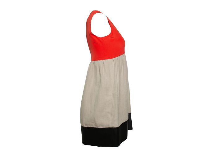 Céline Celine, vestito multicolore Nero Arancione Grigio - vista 4