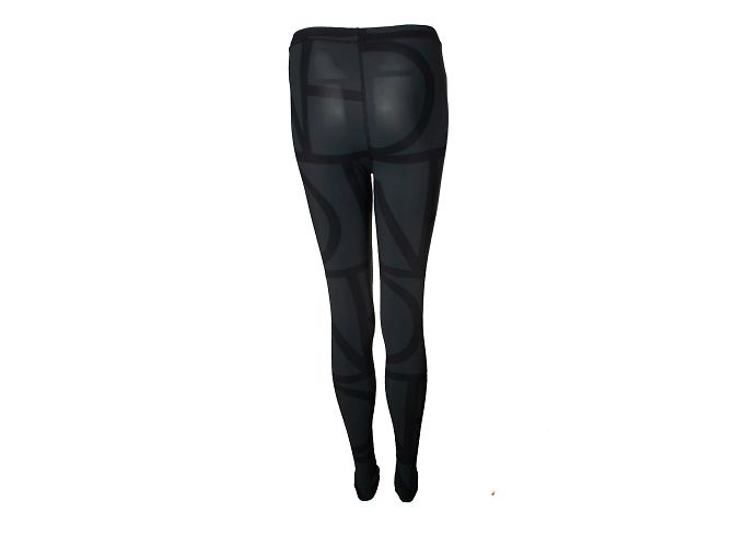 Totême Leggings con logo impreso Toteme Negro - vista 2