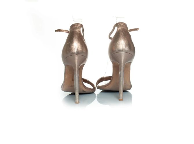 Saint Laurent, Sandali metallici Rosa - vista 6