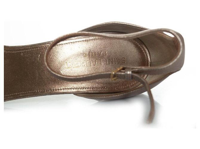 Saint Laurent, Sandali metallici Rosa - vista 8