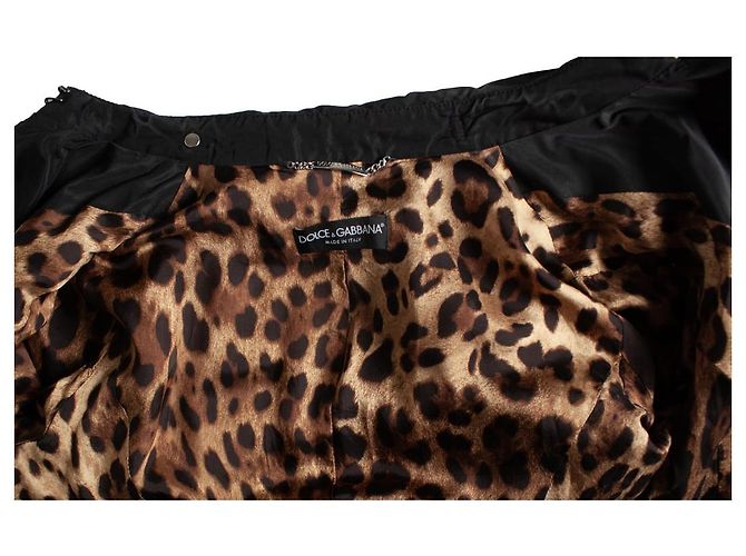 Dolce & Gabbana, abrigo negro - vista 6