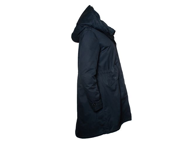 Woolrich, cappotto parka blu - vista 4