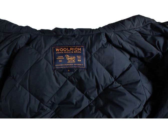 Woolrich, cappotto parka blu - vista 7