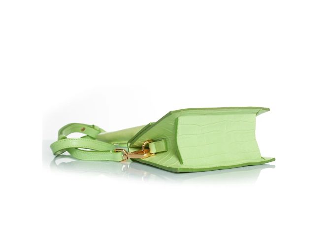 Jacquemus, la borsa chiquito media in pelle Verde - vista 5