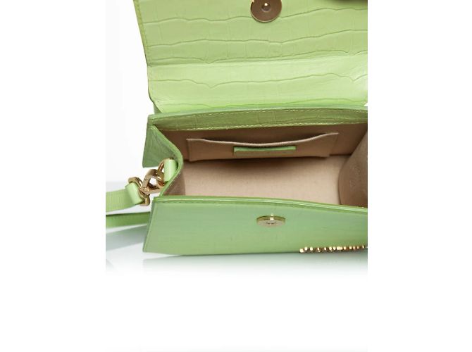 Jacquemus, la borsa chiquito media in pelle Verde - vista 9