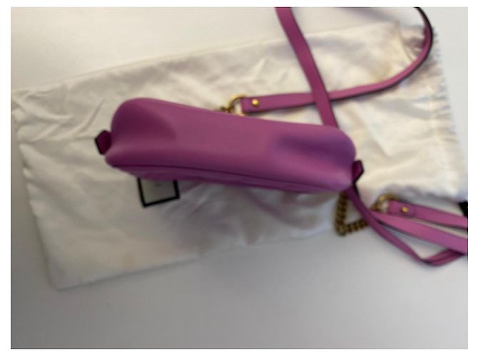 Borsa Gucci in pelle rosa - vista 4