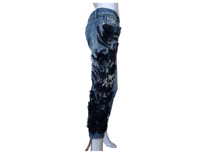 Jeans skinny Dsquared2 de cintura baja azul para mujer - vista 3