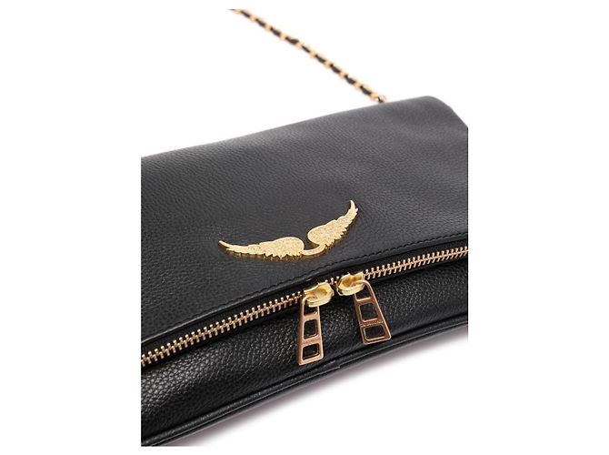 Borsa Zadig & Voltaire Rock Nera Oro Nero - vista 3