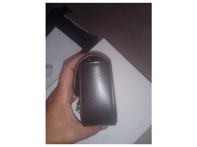 Borsa a mano Céline Mini Claude in pelle nera Nero - vista 4