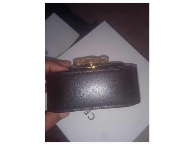 Borsa a mano Céline Mini Claude in pelle nera Nero - vista 5