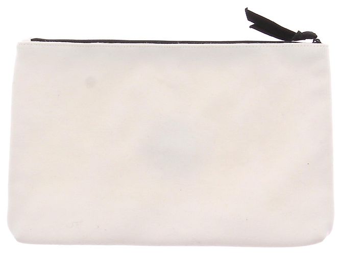 CHANEL Borse a tracolla T. Cotone Bianco - vista 2