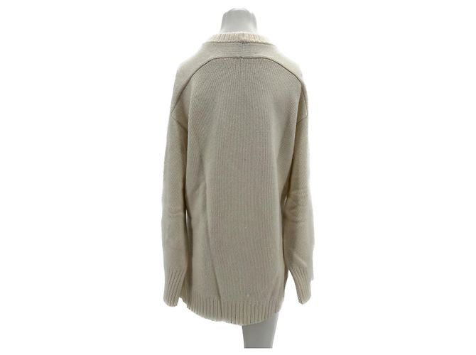 Autre Marque Loulou Studio Strickwaren T.International S Wolle Beige - Ansicht 2
