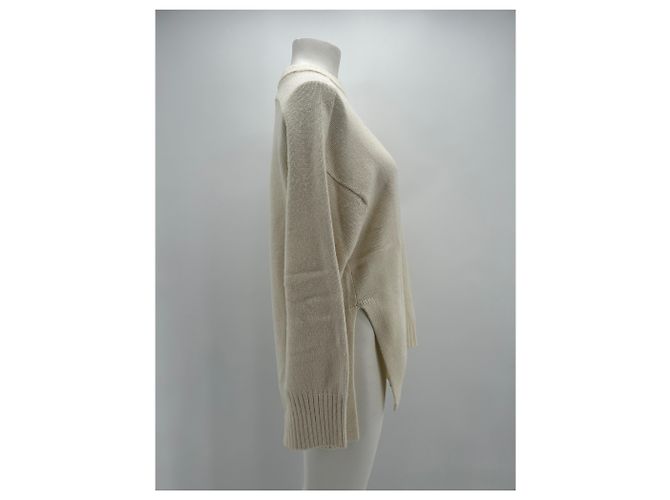 Autre Marque Loulou Studio Strickwaren T.International S Wolle Beige - Ansicht 3