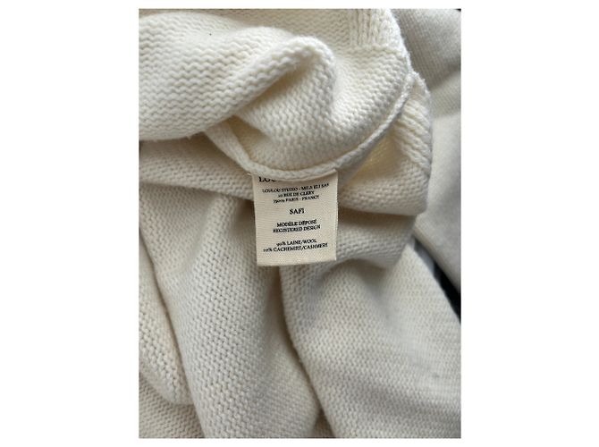 Autre Marque Loulou Studio Strickwaren T.International S Wolle Beige - Ansicht 6