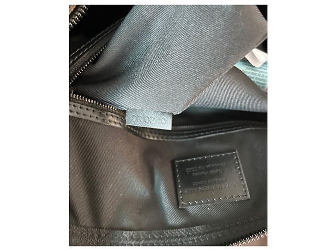 Keepall 50 Louis Vuitton borsa da viaggio triangolo giallo Marrone - vista 13