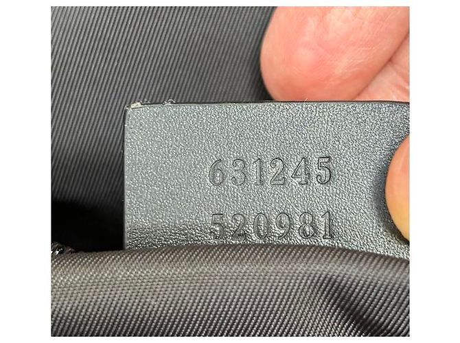 Borsa tote Gucci in nylon nero - vista 6