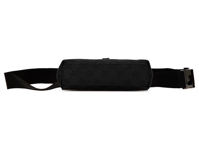 Gucci Schwarze GG Canvas Jackie Gürteltasche - Ansicht 4