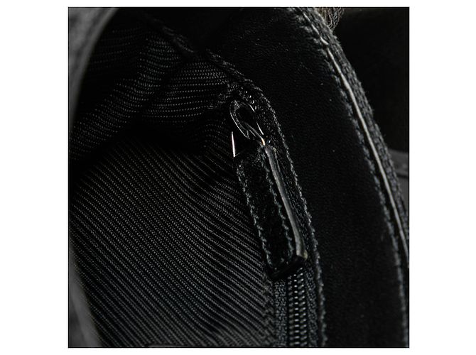 Gucci Schwarze GG Canvas Jackie Gürteltasche - Ansicht 8