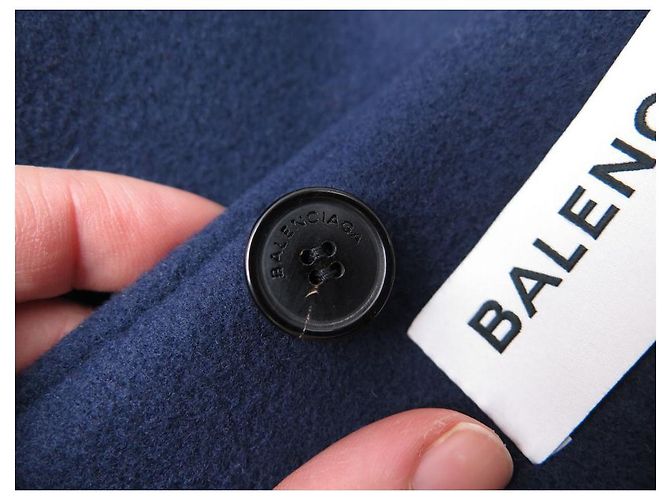 NUEVO ABRIGO BALENCIAGA OVERSIZE M 38 LANA ESTRUCTURADA ABRIGO ENVUELTO PULIDO - vista 10