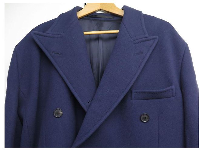 NUEVO ABRIGO BALENCIAGA OVERSIZE M 38 LANA ESTRUCTURADA ABRIGO ENVUELTO PULIDO - vista 3