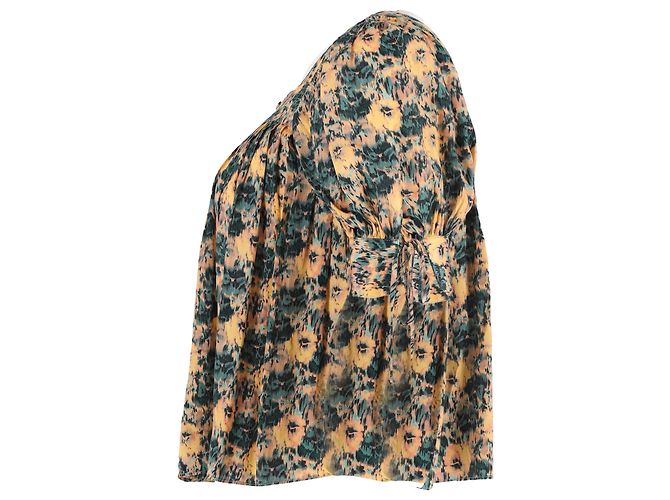 Blusa Lorraine Ulla Johnson en seda estampada floral - vista 2
