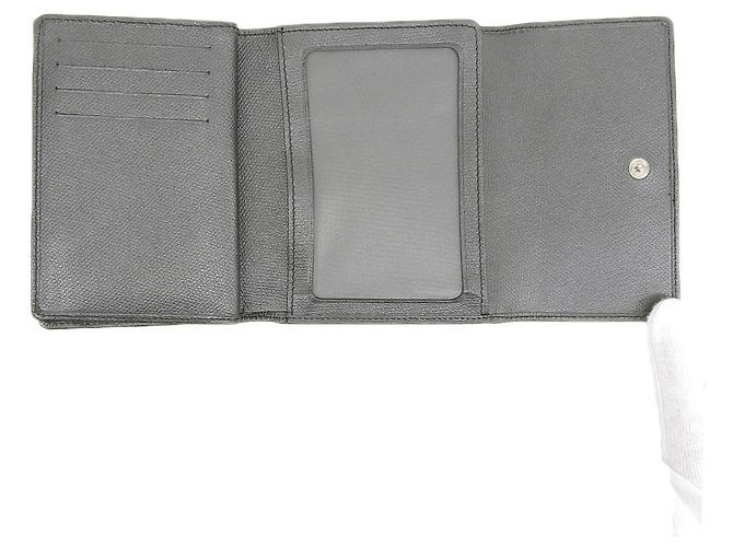 Cartera de cuero trifold negra de Chanel Negro - vista 3