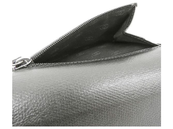 Cartera de cuero trifold negra de Chanel Negro - vista 5