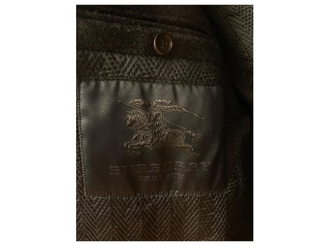 Burberry Prorsum Pre Fall 2011 Mantel von Christopher Bailey. Anthrazitgrau - Ansicht 9