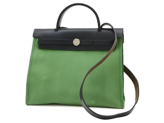 Hermès Herbag Verde - vista 6