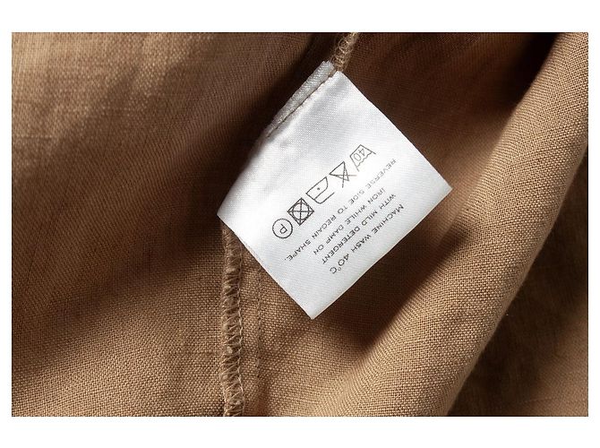 Autre Marque Casa de Dagmar, vestido de lino marrón Castaño - vista 5