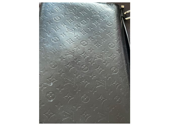 Borsa Louis Vuitton Monogram Mini Glace Anushka MM Nera in Pelle Nero - vista 7
