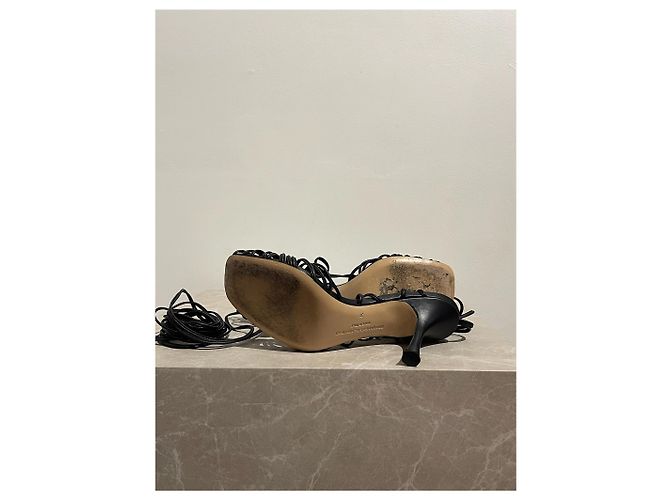 ERMANNO SCERVINO Sandali T.EU 38.5 Pelle Nero - vista 5