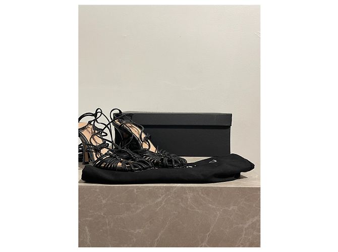 ERMANNO SCERVINO Sandali T.EU 38.5 Pelle Nero - vista 6