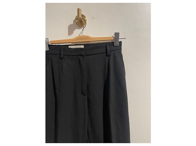 Pantalones MAX MARA T.FR 38 Lana Negro - vista 2